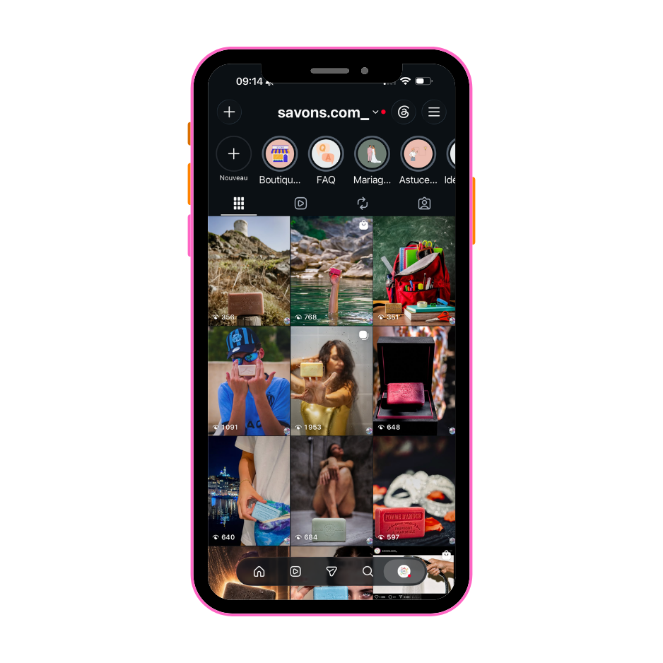 Feed instagram Savons.Com